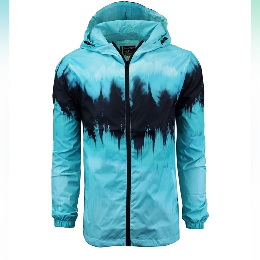 Screenshotbrand Military Patch Light Weight Bomber Jacket- Teal - XL